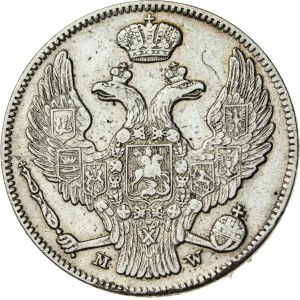 Królestwo Polskie, zabór rosyjski (1832–1841), Mikołaj I, 30 kopiejek / 2 złote, Warszawa; 1839