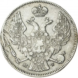 Królestwo Polskie, zabór rosyjski (1832–1841), Mikołaj I, 30 kopiejek / 2 złote, Warszawa; 1835