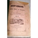 MIECZYŃSKI - ZASADY LEŚNICTWA łowiectwo, bartnictwo 1863r. ryc.