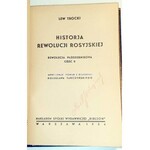 TROCKI- HISTORJA REWOLUCJI ROSYJSKIEJ. REWOLUCJA PAŹDZIERNIKOWA 1-2 wyd.1933-4