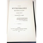KLUGER- WYKŁAD WYTRZYMAŁOŚCI MATERIAŁÓW I STAŁOŚCI BUDOWLI. Paryż 1876