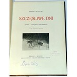 BADENI - SZCZĘŚLIWE DNI Urywki z pamiętnika myśliwskiego 1930 oprawa RADZISZEWSKI
