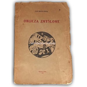 BRZECHWA - OBLICZA ZMYŚLONE 1926r. Debiut książkowy Poety.