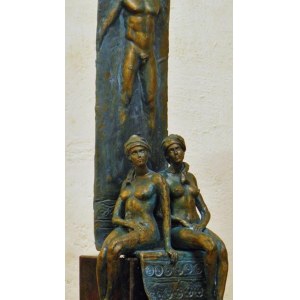 Janusz Jędrzejowski, rzeźba „Rozmowy w saunie”