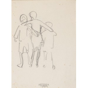 Louis Puget (1877-1942), Three Boys, 1912