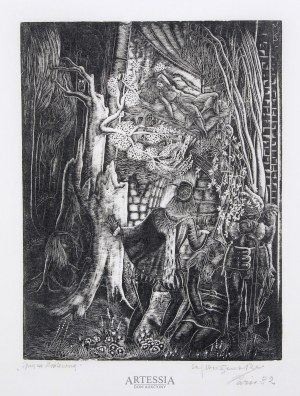 Stefan Mrożewski (1894 - 1975), Śpiąca Królewna (La belle au bois dormante), 1932