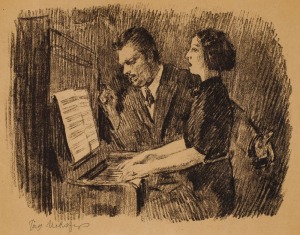 Józef MEHOFFER, KONCERT DOMOWY, ok. 1910