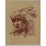 Bolesław Cybis wg (1895-1957), Teka &bdquo;Folio One of American Indian Drawings&rdquo;(1970, no 173/1000)