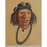 Bolesław Cybis wg (1895-1957), Teka &bdquo;Folio One of American Indian Drawings&rdquo;(1970, no 173/1000)