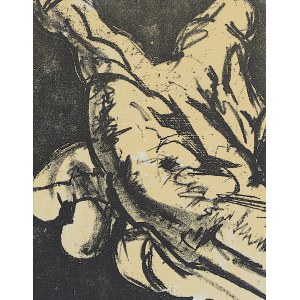 Salvador Dali (1904- 1989), Akt z teki wydawniczej „Hommage a Meissonier. Lithographies originales de Salvador Dali”, 1967