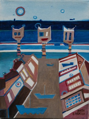 Ewa Miazek, Ulica nad morzem w Westcliff on The Sea (2003)