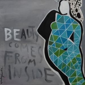 Aga Pietrzykowska (1978), Beauty comes from inside (2014)