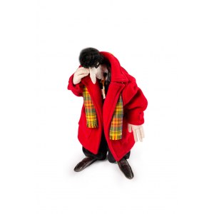 Pawel ALTHAMER ur. 1967, Pan w czerwonym płaszczu, niedatowany