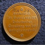 GDAŃSK. Medal brązowy wybity w 1844 r