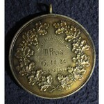 SZPROTAWA. Posrebrzany medal Bractwa Kurkowego ze Szprotawy autorstwa E