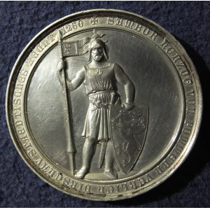 TCZEW. Cynowy medal wybity z okazji jubileuszu 600