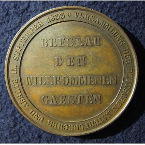 WROCŁAW. Medal brązowy autorstwa G. Loosa i K