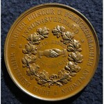 WROCŁAW. Medal brązowy autorstwa G. Loosa, wybity w 1898 r