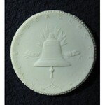 WROCŁAW. Medal z białej ceramiki, wydany w 1926 r. z okazji 700
