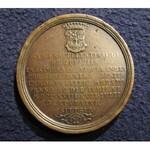 WROCŁAW (UNIWERSYTET WROCŁAWSKI). Medal brązowy z 1718 r. autorstwa Ch.E