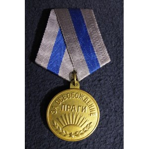 ZSRR. Medal Za wyzwolenie Pragi