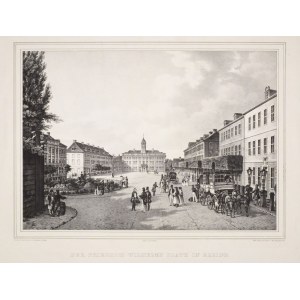 ELBLĄG. Plac Fryderyka Wilhelma (obecnie plac Słowiański), rys. i lit. F. Bils