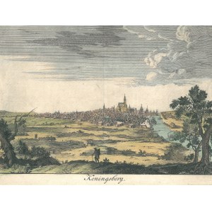 KRÓLEWIEC. Panorama miasta, anonim, ryt. Antoine Pherotee de La Croix (1640