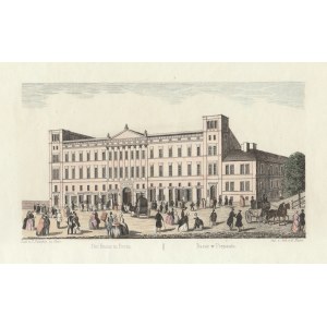 POZNAŃ. Hotel Bazar, lit. J. Dütschke, rys. i lit. Edward Hesse, ok. 1840; lit