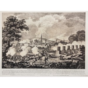ŚWIDNICA. Panorama oblężenia miasta w 1758 r. w trakcie III wojny śląskiej