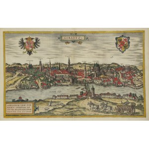 ZGORZELEC/GÖRLITZ. Panorama miasta z prawego brzegu Nysy; ryt. Frans Hogenberg