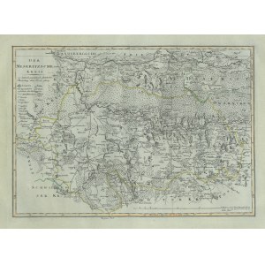 MIĘDZYRZECZ. Mapa powiatu międzyrzeckiego, wyd. Geographisches Institut Weimar