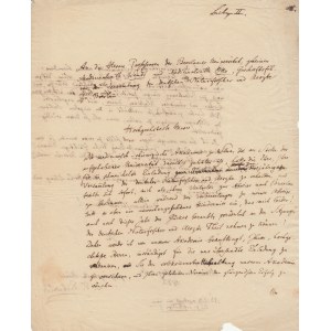 WILNO. List wysłany z Wilna 24 VIII 1833 r. przez Carla Eduarda von Eichwalda 