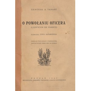 POLSKA, FRANCJA. TANANT, ALBERT JOSEPH, O POWOŁANIU OFICERA / (L