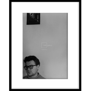 Zdzislaw Beksinski, self-portrait with his father, fine art photography