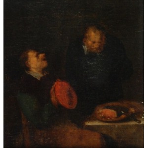 Malarz nieokreślony (XVIII w.?), Przy stole