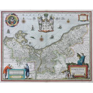 Eilhardus Lubinus, Joannes Janssonius, Nova illustrissimi Ducatus Pomeraniae tabula…