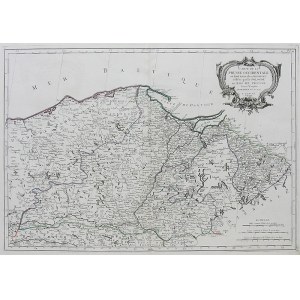 Paolo Santini, Carte de la Prusse Occidentale où sont tracées les Provinces…