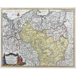 Pieter van der Aa, Grande Pologne et Prusse avec les frontieres de la Misnie…