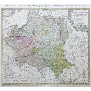 Tobias Mayer, Mappa geographica Regni Poloniae ex novissimis…