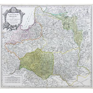 Gilles Robert de Vaugondy, Le Royaume de Pologne, divisé en ses duchés et provinces…