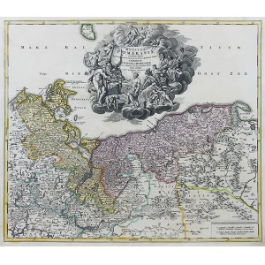 Johann Baptist Homann, Ducatus Pomeraniae novissima tabula in anteriorem et interiorem divisa…