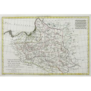 Rigobert Bonne, Carte du Royaume de Pologne et du Grand Duché de Lithuanie…