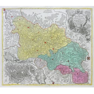 Tobias Conrad Lotter, Nova Mappa Geographica Totius Ducatus Silesiae…
