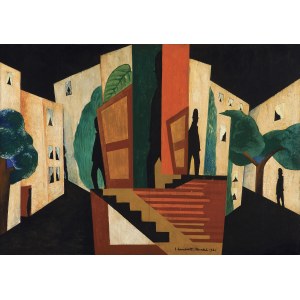 Lambert-Rucki Jean, PERSONNAGES DANS LA VILLE, 1921