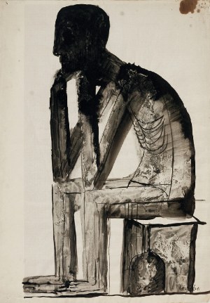 Jan LEBENSTEIN (1930-1999), Figura, ok. 1956