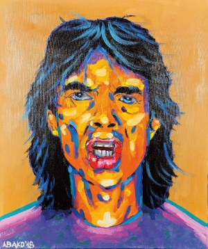 Witold ABAKO (ur. 1958), Mick Jagger, 2018