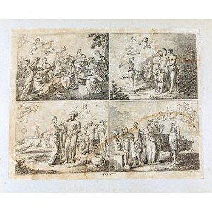 Daniel CHODOWIECKI (1726-1801), Album z rycinami - 16 plansz o różnej tematyce