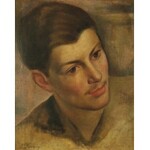 Edward KARNIEJ (1890-1942), Portret młodzieńca, lata 30. XX w.