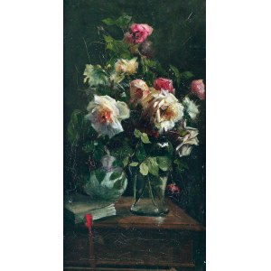 Alphonse REY (1865-1938) - ?, Martwa natura z różami