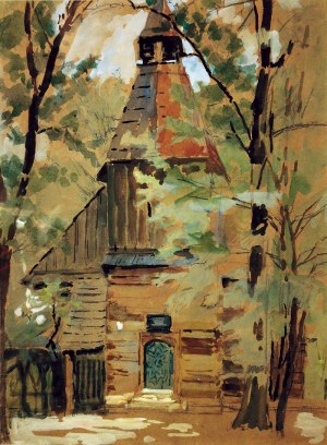 Margareta FALTIN (1865-?), Kościółek pod wezwaniem św. Jana Niepomucena, Stare Koźla na Górnym Śląsku